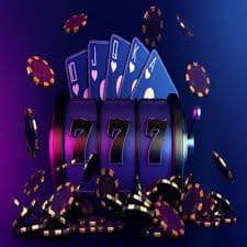 Responsible gaming message for adults viewing casino-style sections